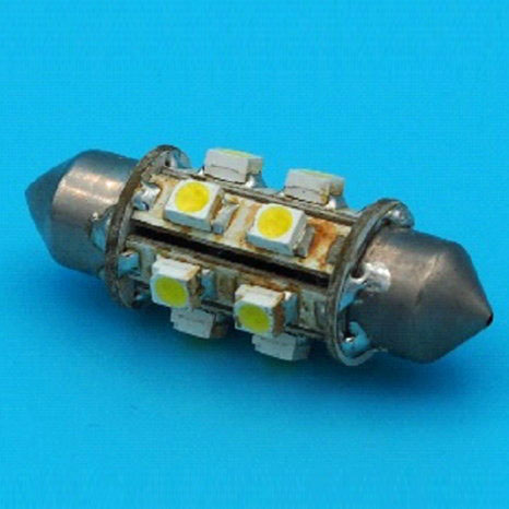 表示灯用 LED電球 口金径8.5mm 全長35mm(白)