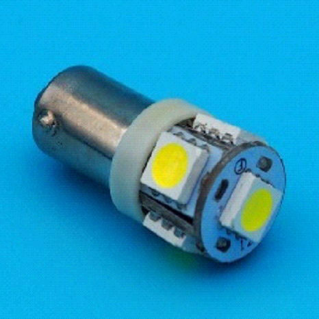 ポジション球 バルブ径9mm LED5素子(白)