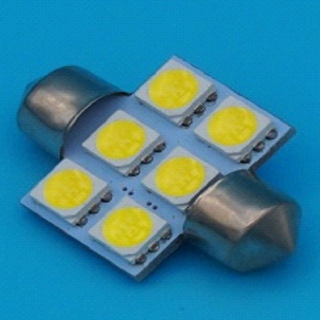ルームランプ用 LED6素子 (白)